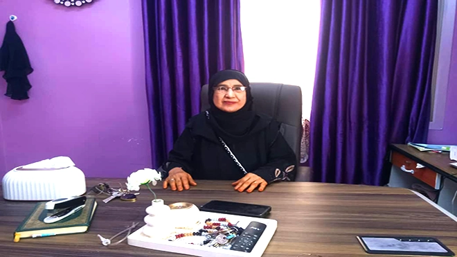 مديرة مركز الأمومة والطفولة بمدينة زنجبار - د. سعيدة يحيى